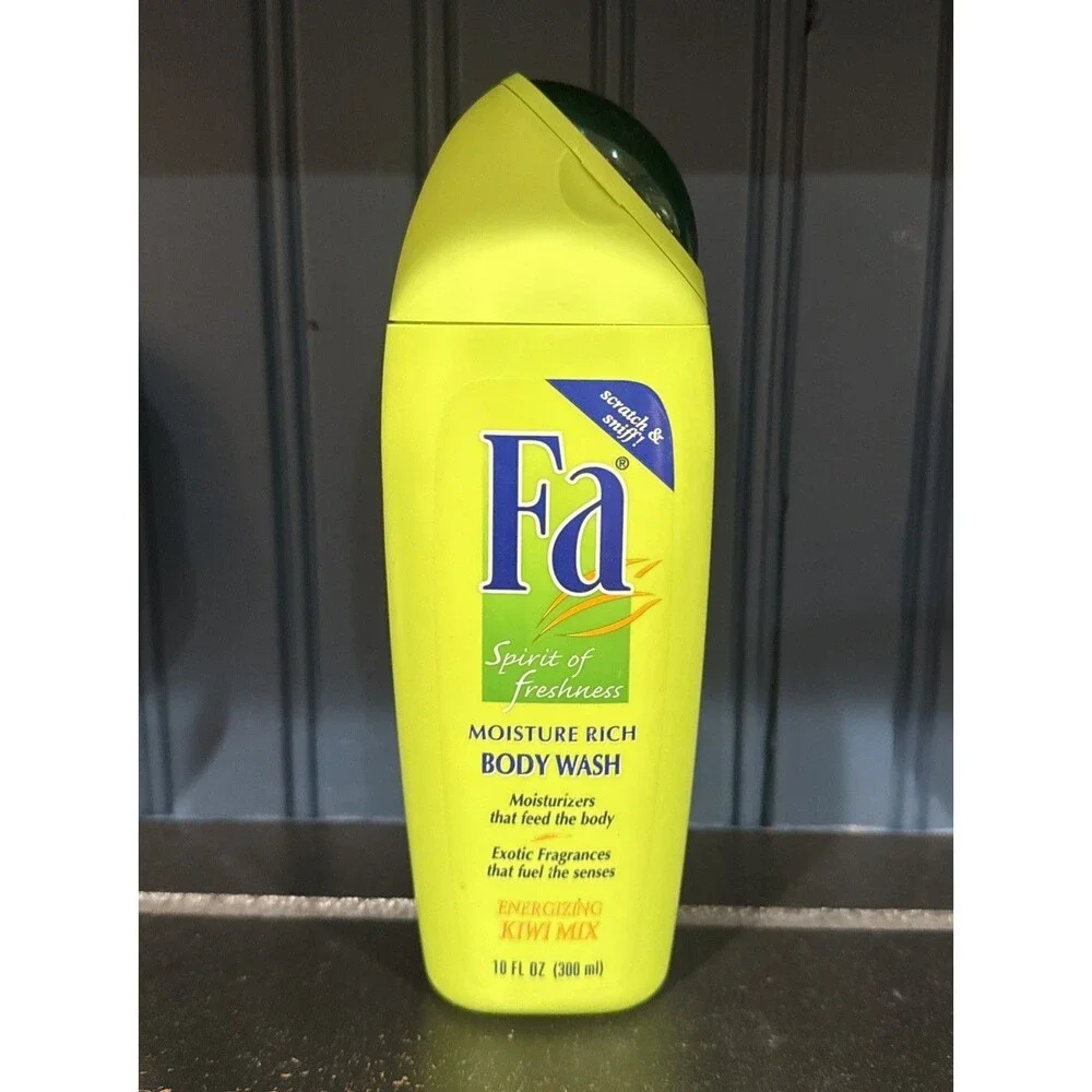 NEW! Fa Kiwi Mix FA Body Wash Spirit Of Freshness Discontinued! RARE 1999